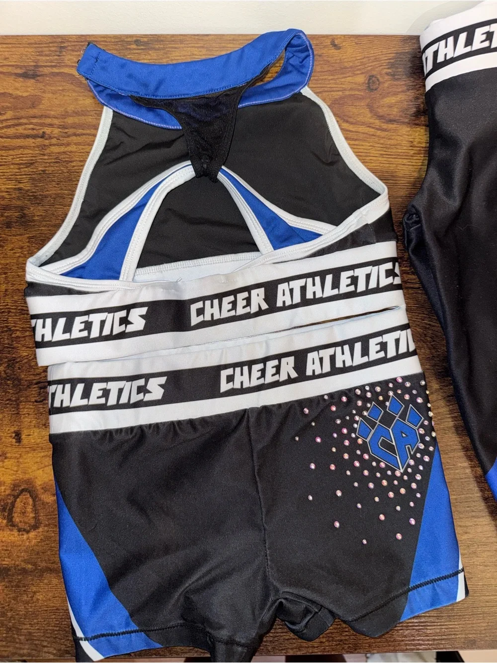 Cheer Athletics Black, Blue & White Cheer Matching Set
